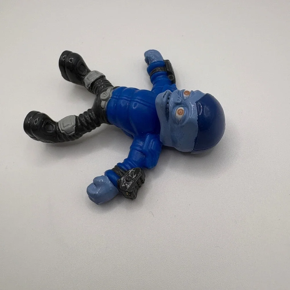 Burger King Small Soldiers Alien Action Figure Blue Tactical Toy 2001 BKC 3in